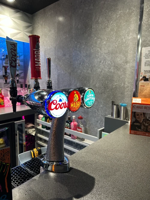 Bar Pumps With Coors, Madri & John Smiths.
