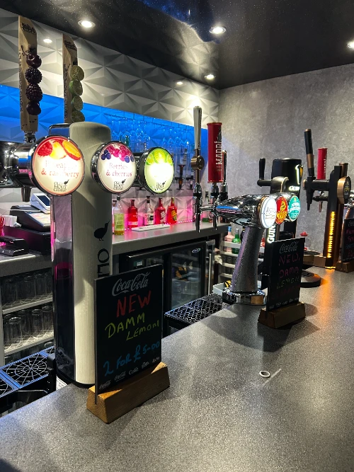 Bar Pumps With Old Mout Cider.