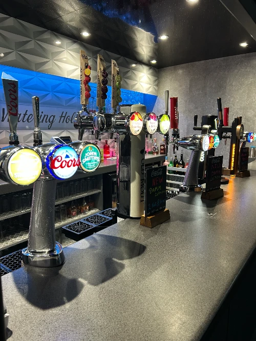 Bar Pumps With Strongbow, Coors & John Smiths.